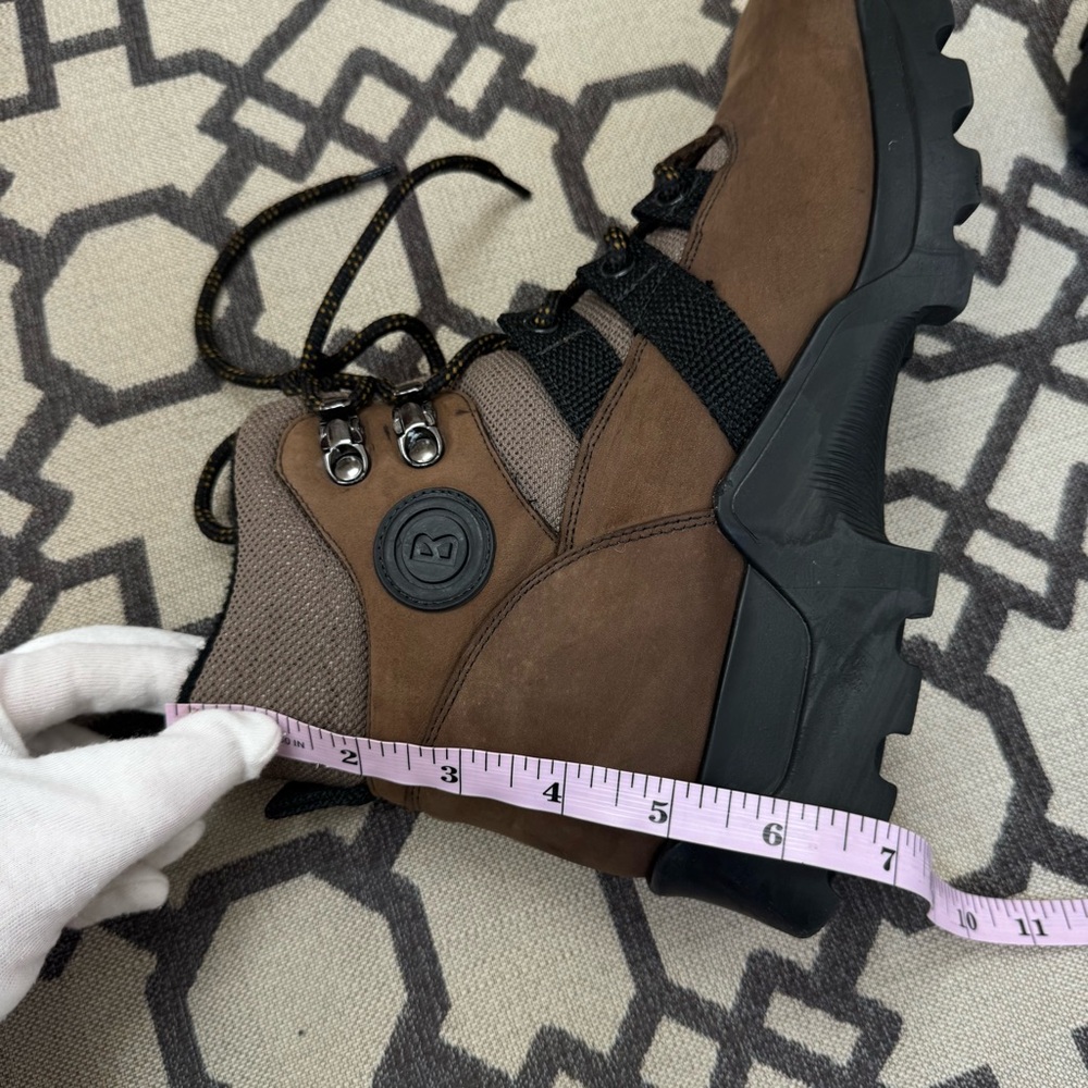 Bogner Square Toe Hiking Ski Boots Brown Nubuck Suede Textile Rubber Sole Sz 40 - Picture 11 of 17